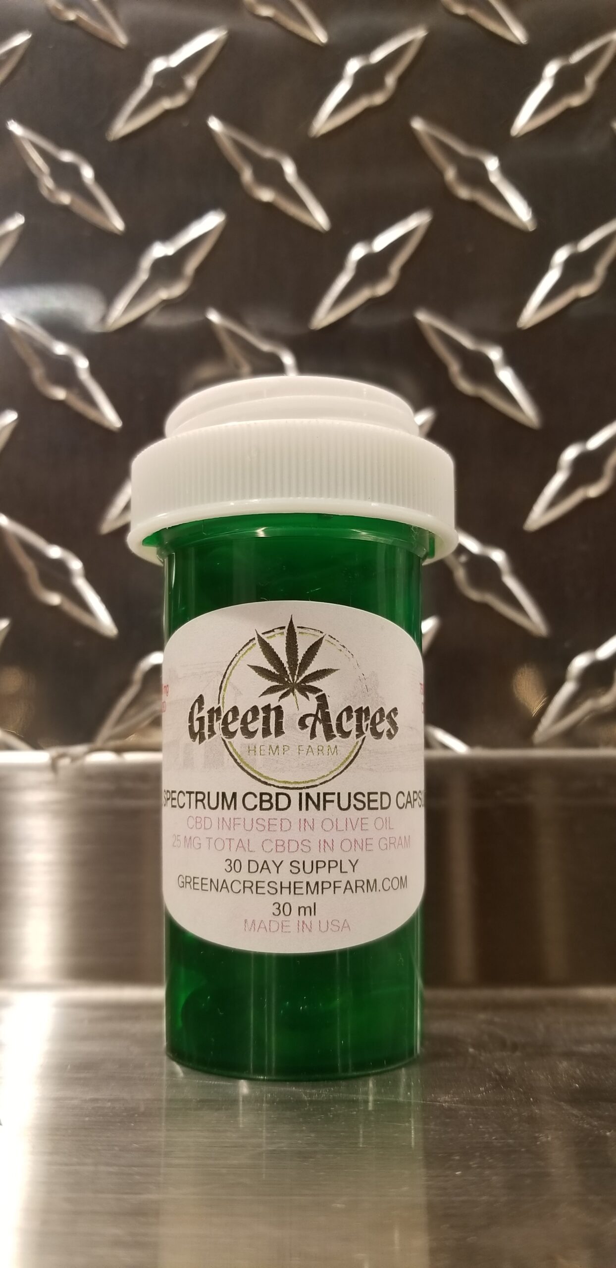 CBD INFUSED OLIVE OIL CAPSULES  [35 CAPSULES PER BOTTLE]