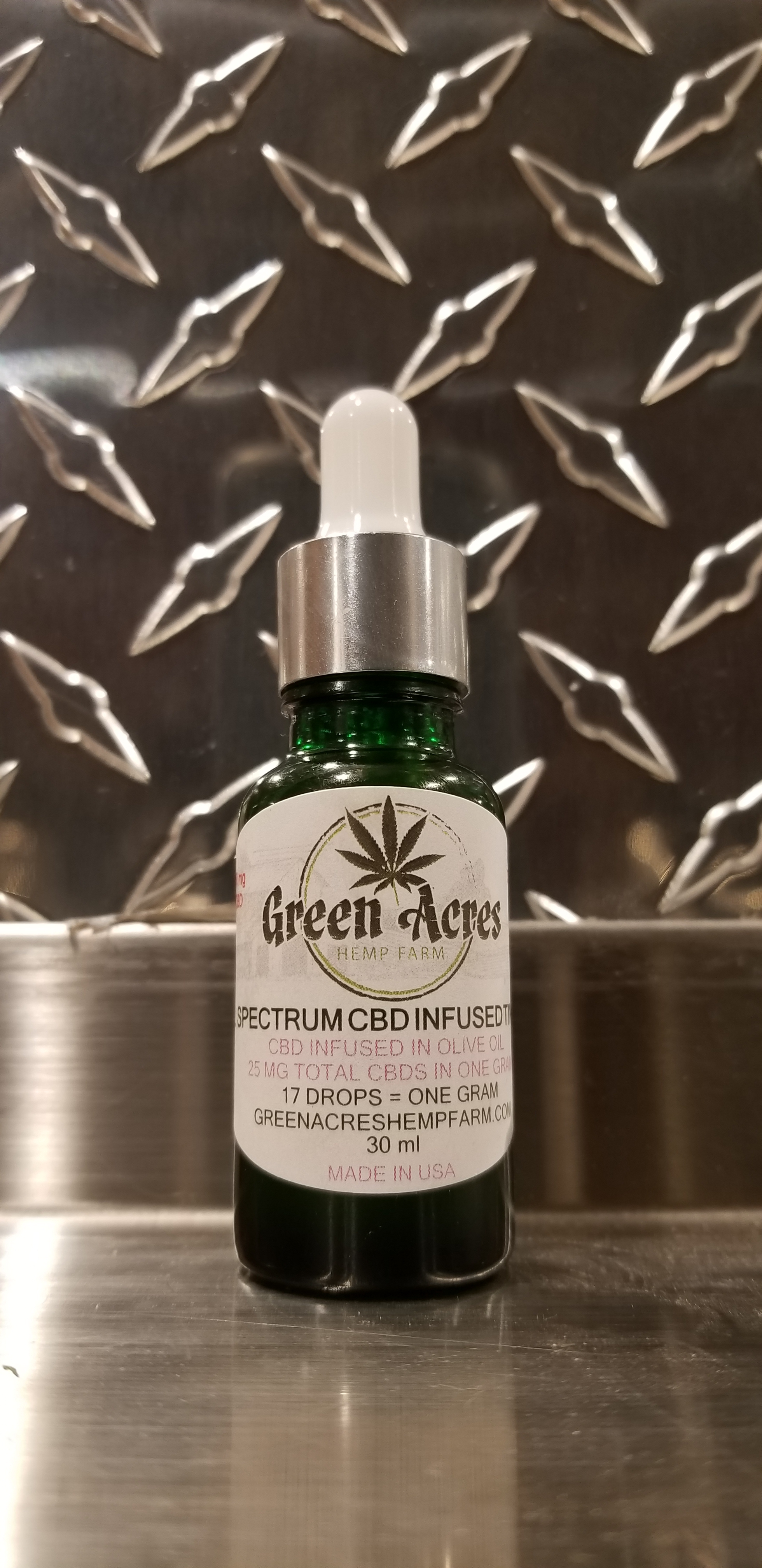 full Spectrum CBD infused Olive Oil (16)oz Wholesale Pricing – Green Acres